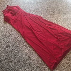 David’s bridal, red dress, size 8
